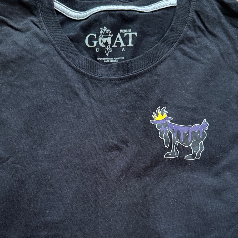 GOAT USA Black Short Sleeve Tee